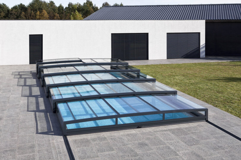 Schwimmbadüberdachung Popp